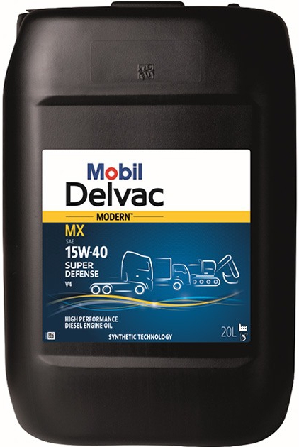 Mobil Delvac Modern™ 15W-40 Super Defense V4